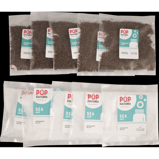 Pop Cultures Sauerkraut Kit Refill - 5 Batches