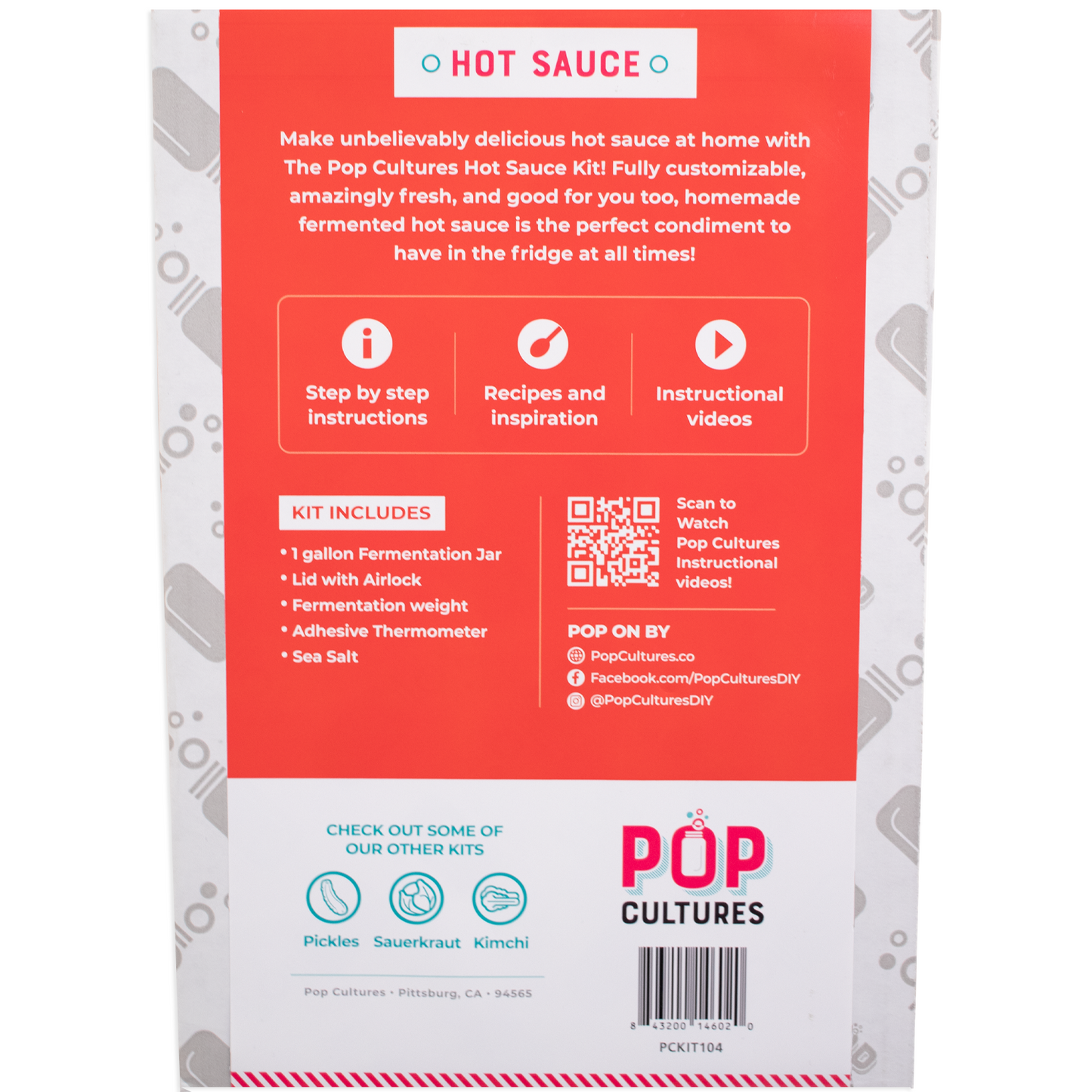 Pop Cultures - Hot Sauce Kit