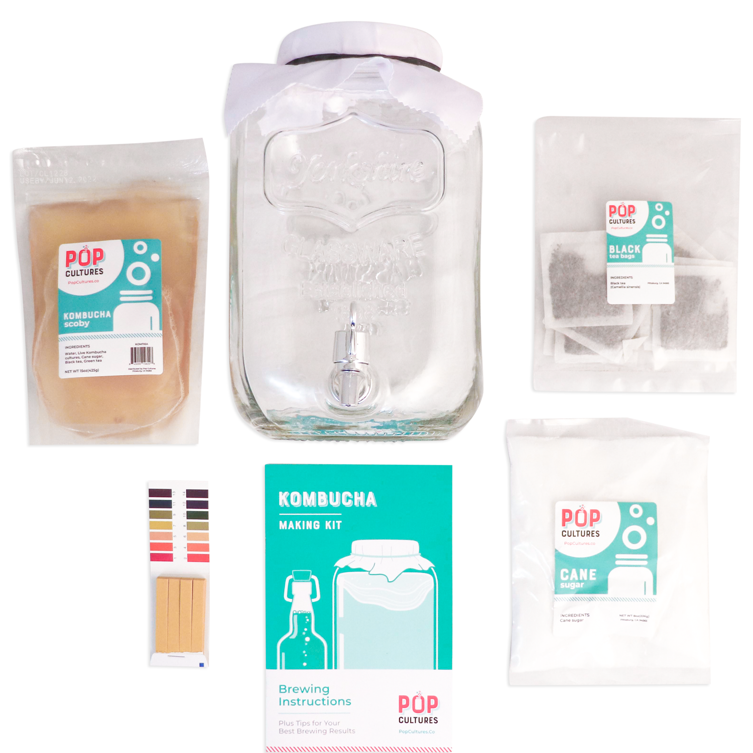 Pop Cultures - Kombucha Kit