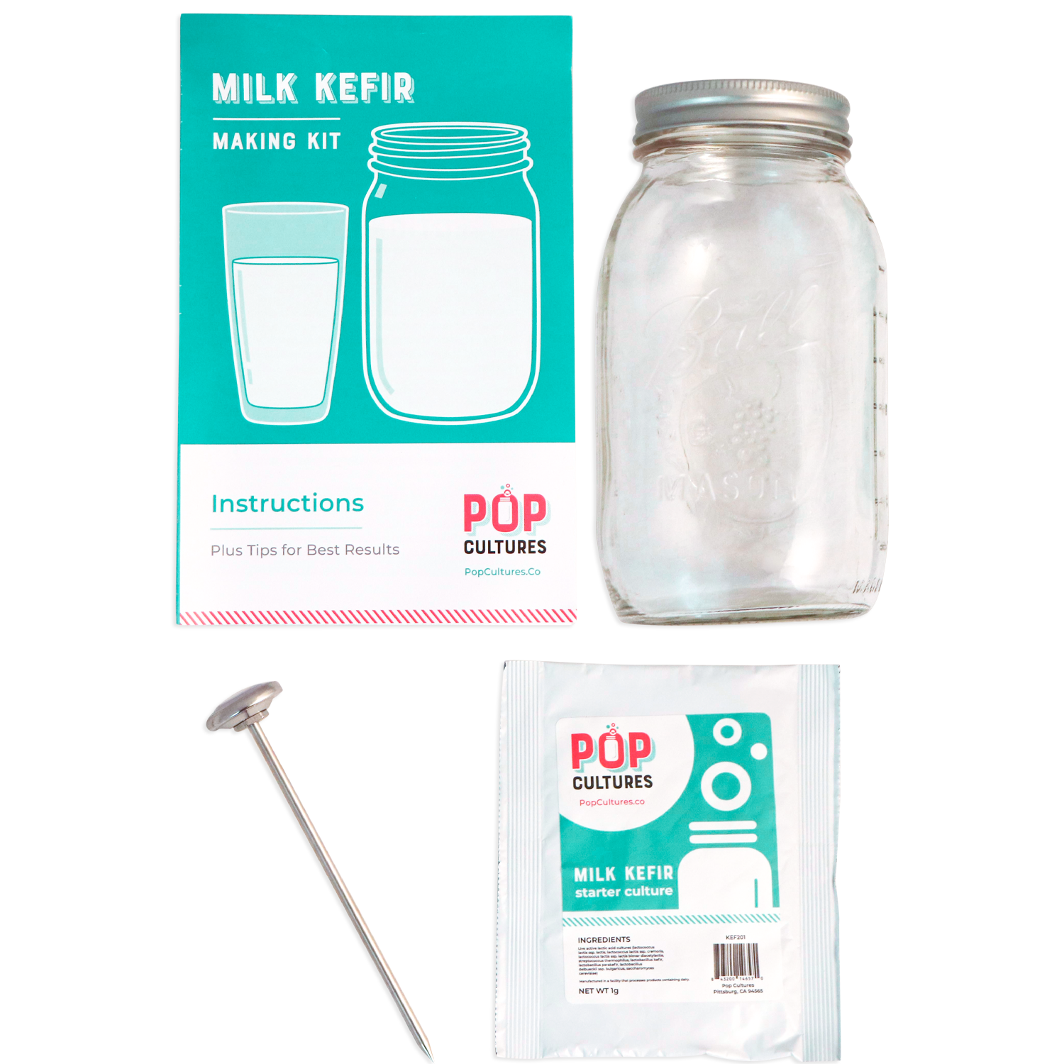 Pop Cultures - Milk Kefir Kit