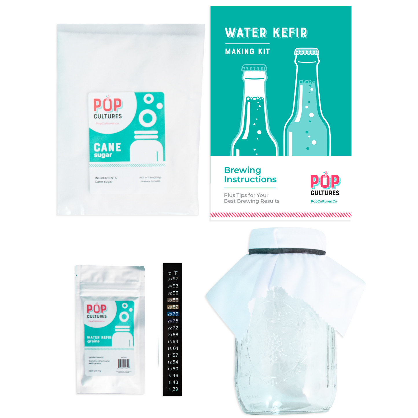 Pop Cultures - Water Kefir Kit