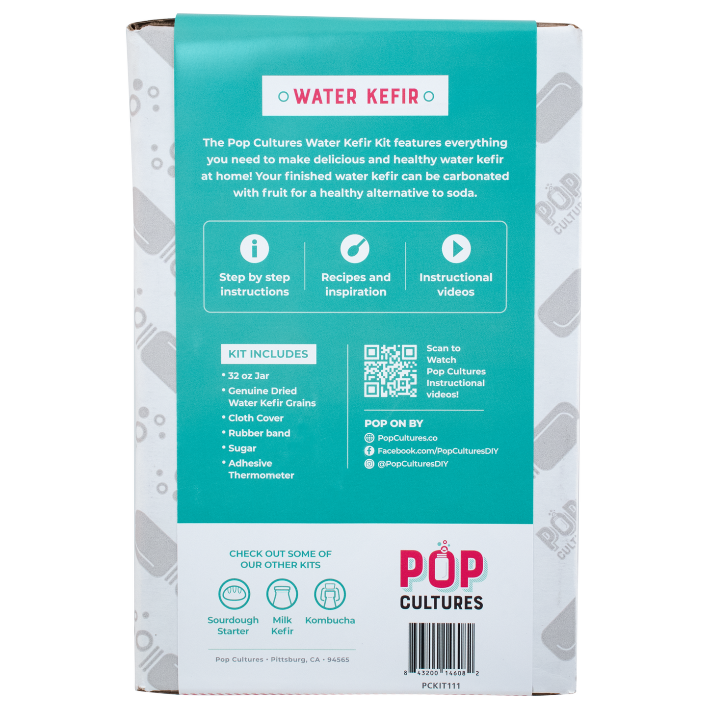 Pop Cultures - Water Kefir Kit