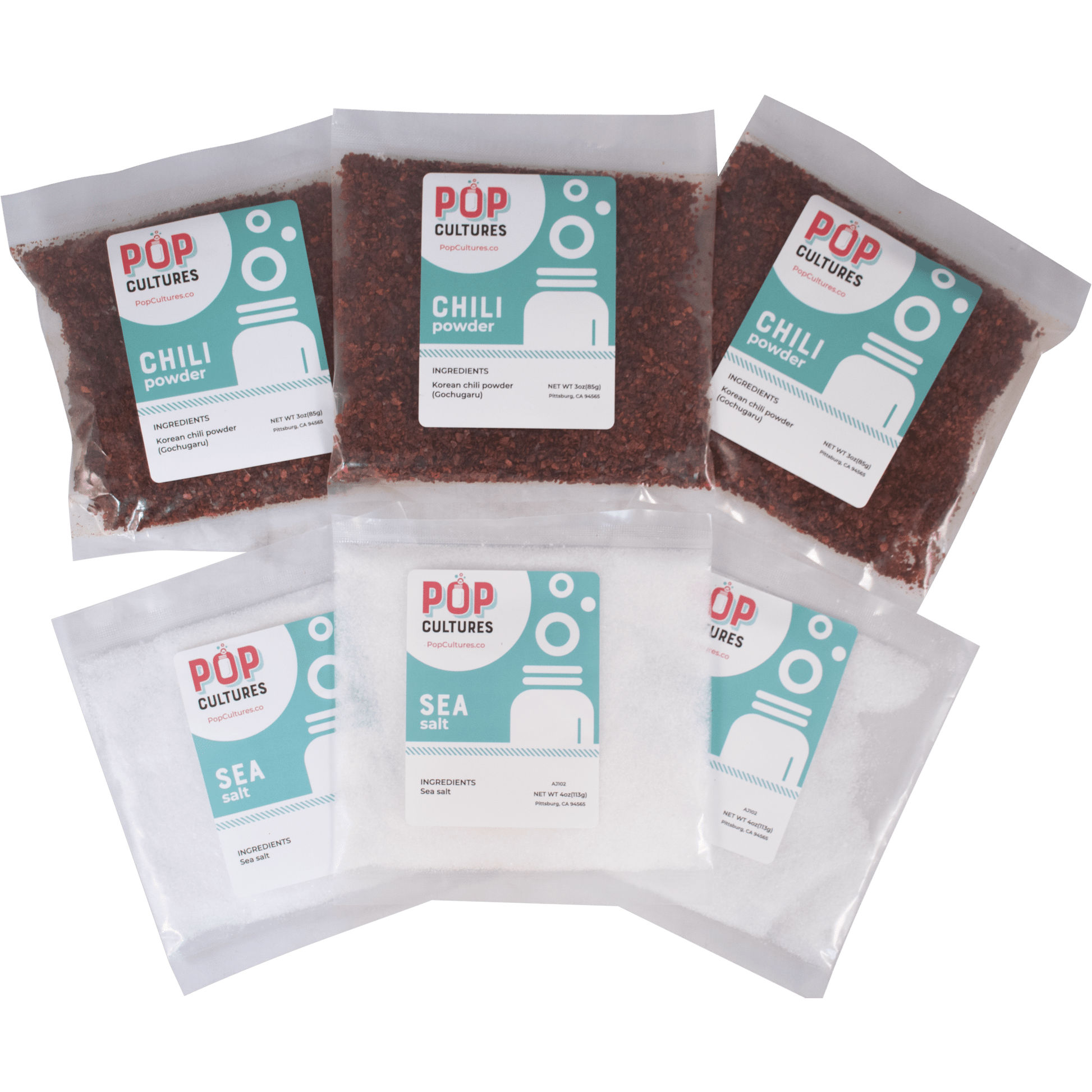 Pop Cultures Kimchi Kit Refill - 3 Batches